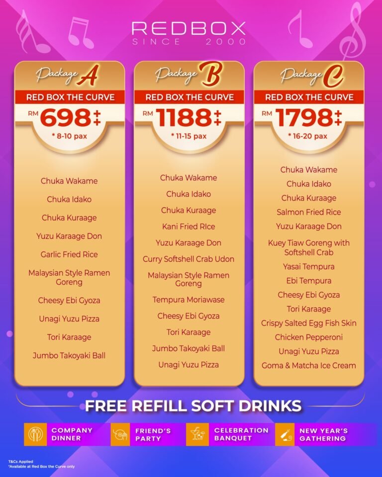 Private Event Packages 2026 - Red Box Karaoke Malaysia