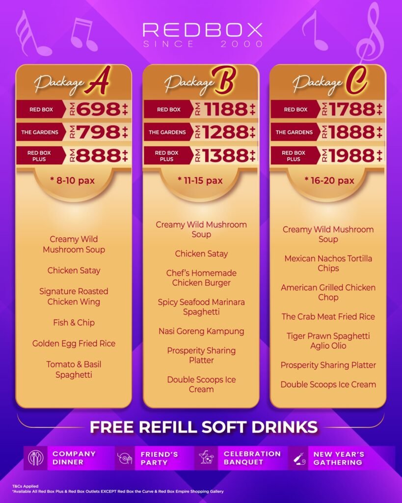 Private Event Packages 2026 - Red Box Karaoke Malaysia